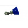 Kawashima YC-317 Boquilla conica direccionable azul para aspersor motorizado, hecha en Taiwan, calidad Japonesa